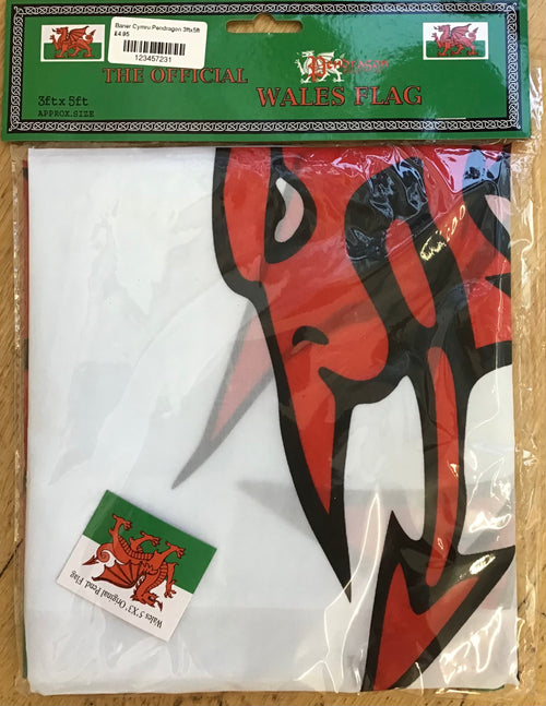 Baner Cymru Pendragon 3ft×5ft