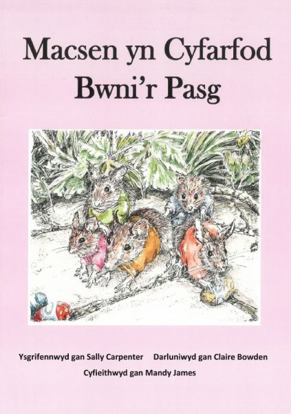Macsen yn Cyfarfod Bwni'r Pasg