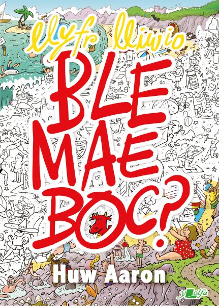 Llyfr Lliwio Ble Mae Bloc?