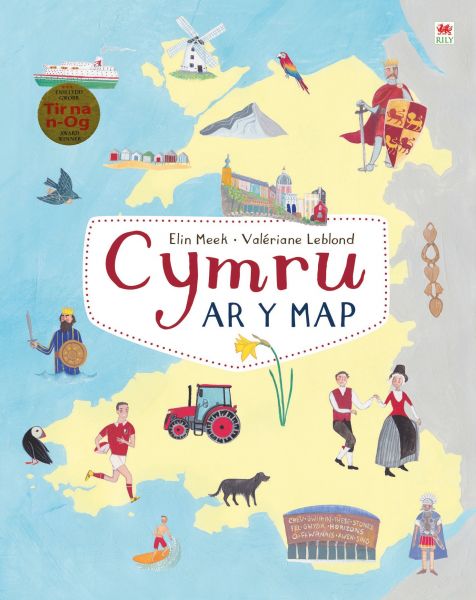 Cymru ar y Map gan Elin Meek a Valeriane