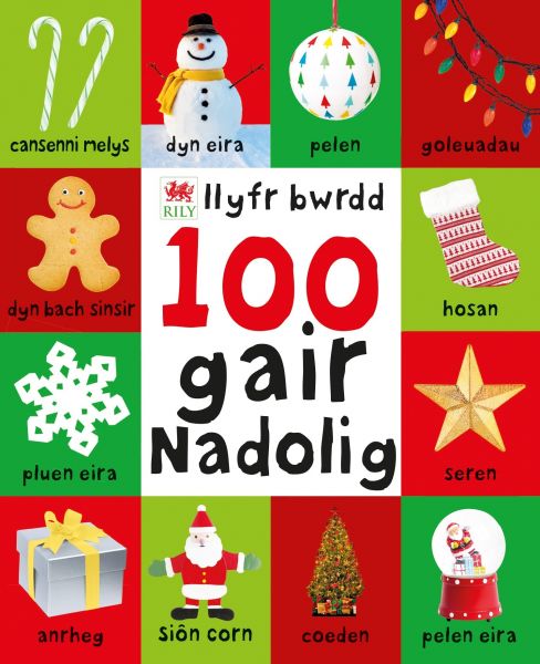 Llyfr 100 Gair Nadolig