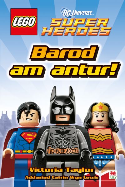 Llyfr Lego DC Barod Am Antur