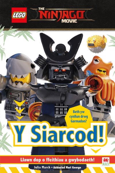 Llyfr Lego Ninjago Y Siarcod