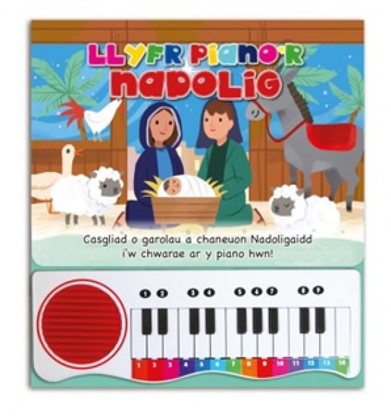 Llyfr Piano Nadolig