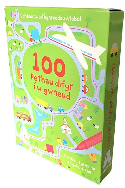 Cardiau 100 Pethau Difyr iw Gwneud