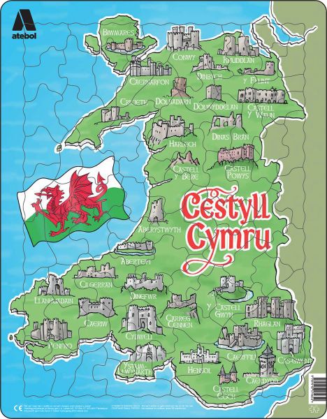 Jigso Atebol Cestyll Cymru
