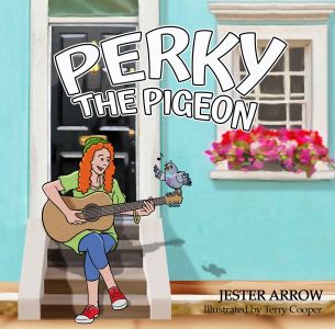 Perky the Pigeon gan Jester Arrow
