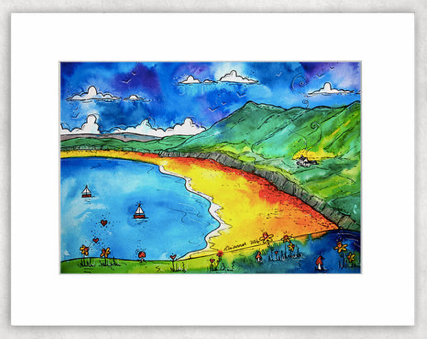 Llun Rhossili 8x12