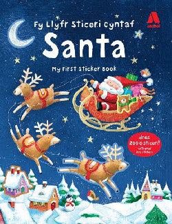 Fy Llyfr Sticeri Cyntaf Santa