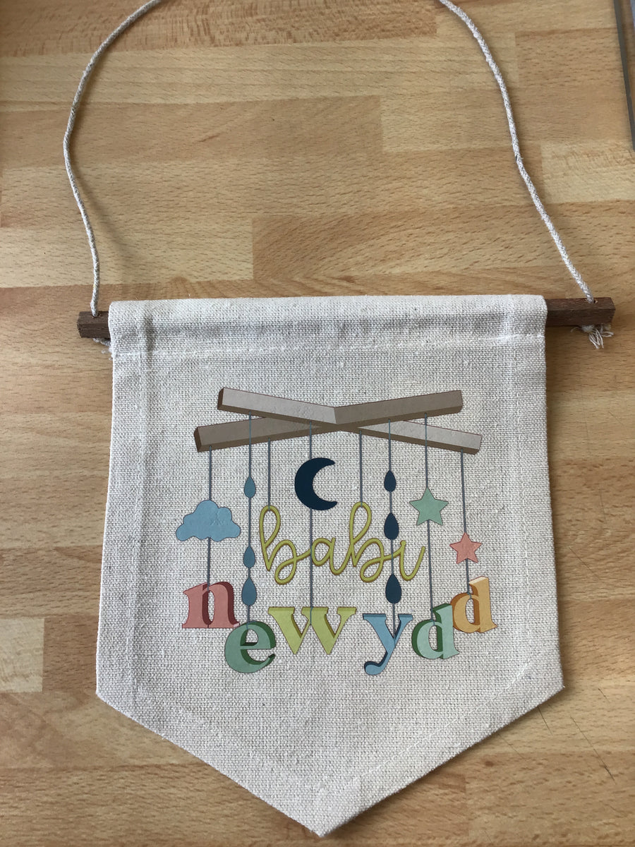 Flag Pennant Babi Newydd