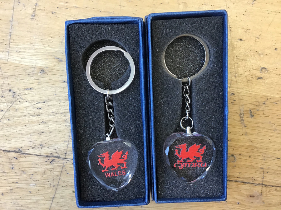 Crystal cylch allweddi Jon Paul gifts